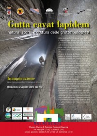 Gutta cavat lapidem. Natura, storia e cultura delle grotte bolognesi.
